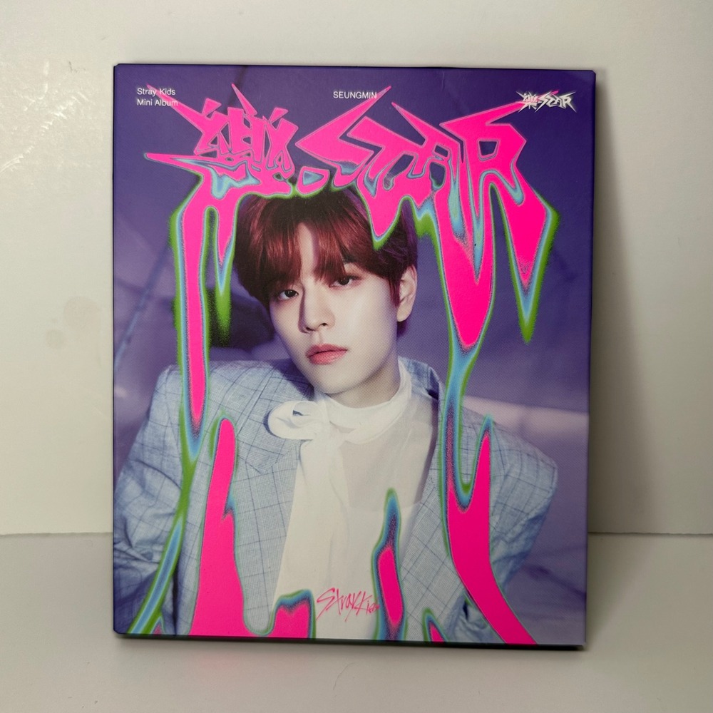 Stray Kids Rock-Star Mini Album Seungmin Postcard Ver CD Poster 2023 K-Pop